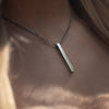 Custom Engraved Eternal Bonds Bar Necklace